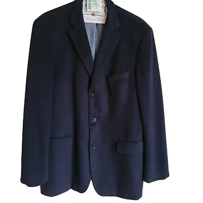 Hugo Boss Loro Piana 100% Cashmere Men's Navy Sport Coat Size 40R • $95