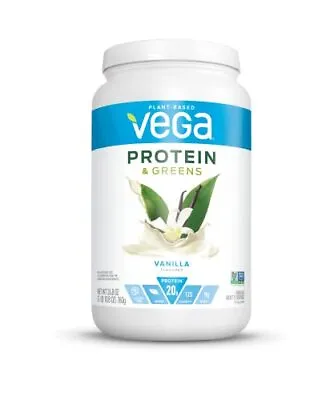 Vega Protein And Greens Vanilla (25 Servings 26.8 Ounce) - Vegan Plant Based Pr • $41.21