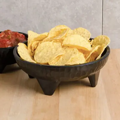 Black 26 Oz. Molcajete Bowl Break Resistant Melamine  (pack Of 12) • $30