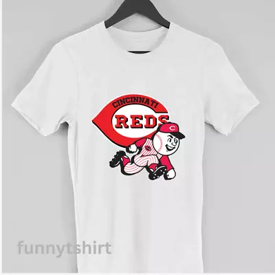 MLB Cincinatti Reds T Shirt Mr. Reds Mascot Team Logo • $18.99