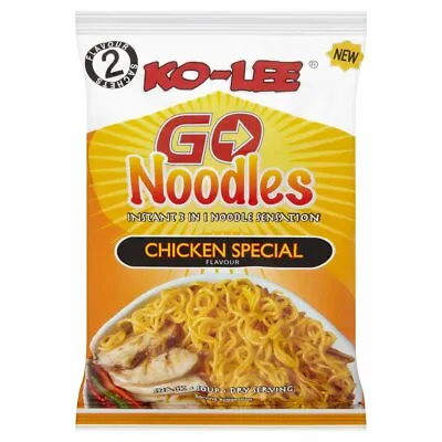 Ko-Lee Go Instant Noodles Chicken Special Flavour - 85g Packs • £11.99