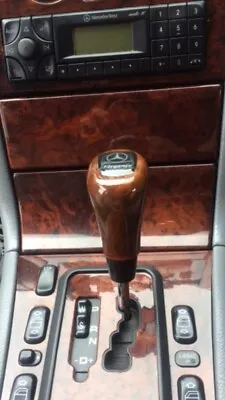 For Mercedes E Class W210 W211 W203 Gear Shift Knob Shifting Handle Wood Walnut • $56