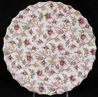 Spode ROSEBUD CHINTZ Dinner Plate Earthenware England 2/8401 GREAT CONDITION • $40.88
