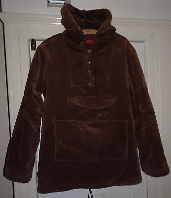 Vintage Cagoule Chestnut Brown Hooded Corduroy M/L. • £20