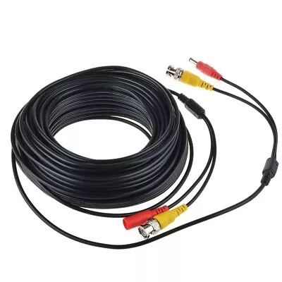 100ft BNC Video Power Wire Cord For Q-See 1080P 720P 960H ETC Camera Cable Lead • $18.99