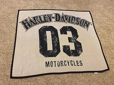 $49.99 • Buy Harley Davidson Throw Fleece Blanket Biederlack 47”x56” U.S.A