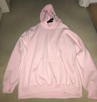 Light Pink (N/S Personalised) (Nathan Sykes) Hoodie Large • £5.50