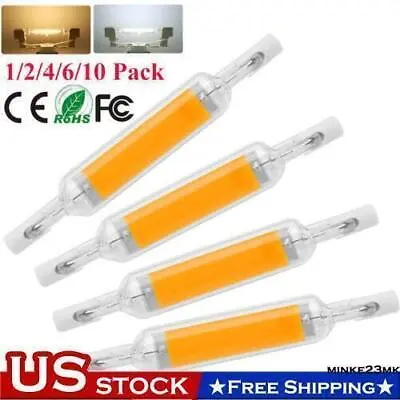 R7s LED Glass Tube Light Bulb Dimmable COB Bulb 78mm 118mm Replace Halogen Lamp • $9.71