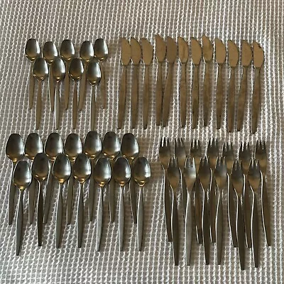 GENSE FOCUS Stainless Flatware 64-Piece - Folke Arstrom Sweden • $375