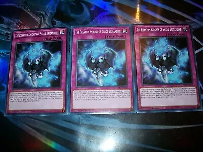 3x The Phantom Knights Of Shade Brigandine 1st Ed Common SDBT-EN035 Yu-Gi-Oh! • $1.45