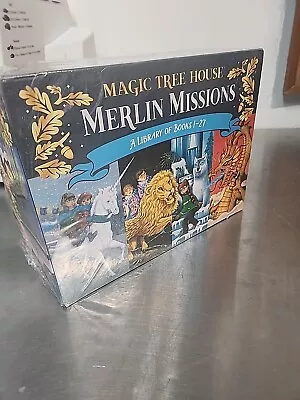 Magic Tree House Merlin Missions Complete Collection 1-27 Set Box Plastic Ripped • $59.99