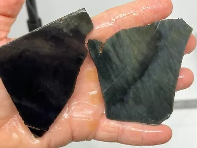 Velvet Aka Peacock Obsidian Slabs Lapidary Cabbing Carving Chakra Reiki • $17