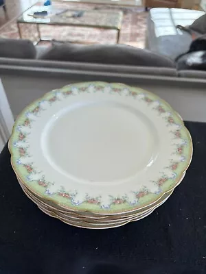 J Pouyat Limoges JPL Set Of 5 Dinner Plates 9.5 Inch • $70