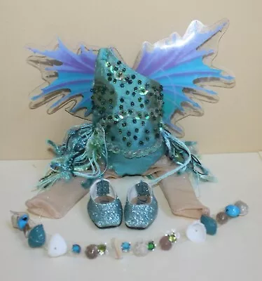 8  Madame Alexander Aqua Outfit Tagged WATER FAIRY With Seashells  FLAW • $24.95