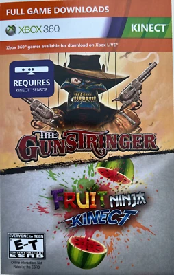 $8.99 • Buy The Gunstringer / Fruit Ninja Kinect Game Digital (Microsoft Xbox 360)