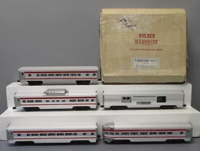 Williams 2601 O Scale Santa Fe 5-Car Aluminum Passenger Cars (Set Of 5) EX • $215.43