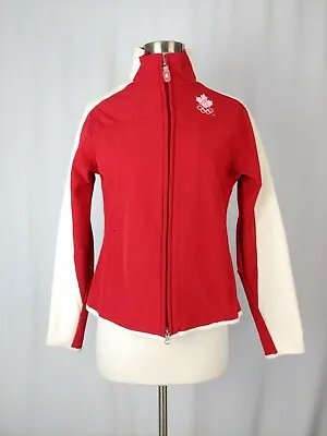 $45 • Buy HBC Hudson Bay Company Team Canada 2006 Olympic Girl's Large White Red Jacket
