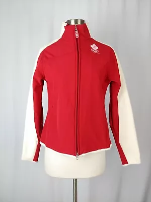 $45 • Buy HBC Hudson Bay Company Team Canada 2006 Olympic Girl's Large White Red Jacket