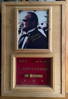 Original Picture Of “The Godfather” Hand Signed By Marlon Brando Framed With COA • $1750