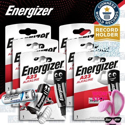 £7.49 • Buy 6x Energizer A23 12V ALKALINE SPECIALIST Battery E23A MN21 LRV08 L1028 V23GA Exp