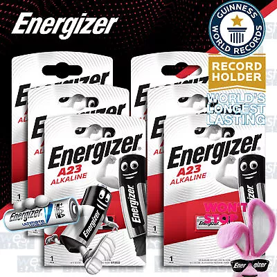 6x Energizer A23 12V ALKALINE SPECIALIST Battery E23A MN21 LRV08 L1028 V23GA Exp • £7.99