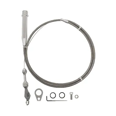 For Ford C-4 C4 Transmission Kickdown Cable Kit Braided Stainless Steel • $47.49