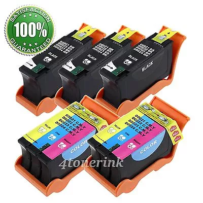 $12.95 • Buy 5pk Series 21/22/23/24 Ink Cartridges Black/Color For Dell V515w V313w V313