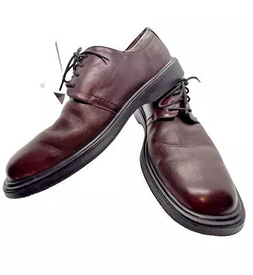 WoW~ Designer Mephisto Sz 9 Men's Dark Brown Cherry Lace Casual Dress Shoes • $29.99