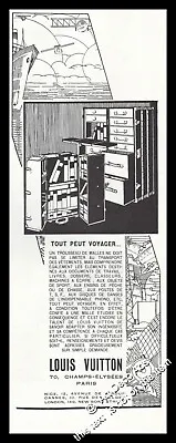 1928 Louis Vuitton LV Travel Trunks Original Vintage Print Ad • $5.99