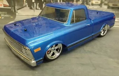 72 Chevy C10 Custom Painted RC Car Body 1/10 OnRoad Vaterra/Losi V100/4-Tec2.0 • $84.95