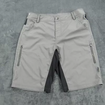 Club Ride Shorts Mens Large Gray Racing Mountain Bike Riding MTB Padded Cargo • $29.99