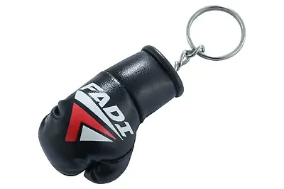 FADI Mini Boxing Gloves - Keychains MMA Muay Thai Durable Keyring Color Black • $6.49