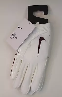 Nike Men's Vapor Jet 7.0 Virginia Tech Team Issued Football Gloves White Size XL • $89.99