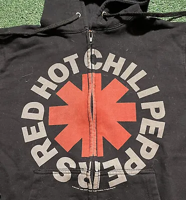 $40 • Buy Vintage Hot Chili Peppers Jacket Full Zip Band Essential Metallica Rancid RARE