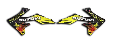 New Dirtx Industries Suzuki Rockstar Shroud Graphic Kit Rm Rmz 65 85 125 250 450 • $79.95