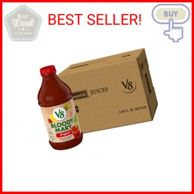 $39.87 • Buy V8 Bloody Mary Mix, Vegetable Juice For Bloody Mary Cocktails, 46 FL OZ Bottle (