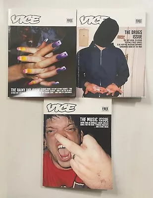 Lot Of 3 - Vice Magazine - Volume 12 - Number 3 + 4 + 5 - Very Good Condition • $29.99