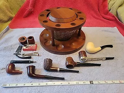 Tobacco Pipe Lot Viking Medico Mellow Foot Dr Grabo Falcon Italy Briar • $50