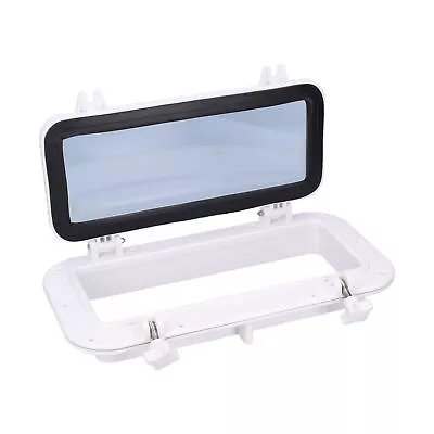 Rectangle Portlight Tempered Glass Opening Window For Marine Boat Yacht RV Whi⁺ • $70.19