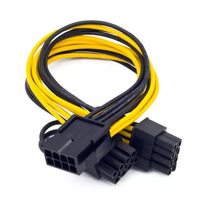 EPS CPU 12V 8 Pin To Dual 8 (6+2) Pin PCIE Adapter Power Supply Cable • £3.99