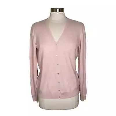Enzo Mantovani Cashmere Button Front Knit Cardigan Sweater Women’s Size M L • $29.99