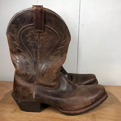Ariat Boots Mens 12 D Legend Phoenix Western Cowboy Leather Square Toe Work • $49.97