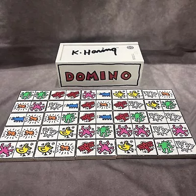 Keith Haring 1993 25 Tile Box Of Dominoes Artist Icon Pop Art Domino France • $50