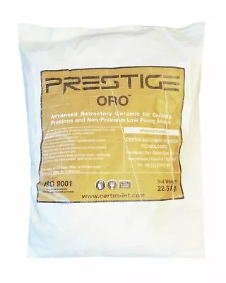 $133.65 • Buy Prestige Oro Investment 50 Lbs Metal Jewelry Lost Wax Vacuum Cast Investment Mix