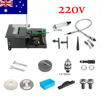 220V Jewelry Polishing Machine Rock Lathe Polisher Bench Buffer Home Bench 750W • $195.69