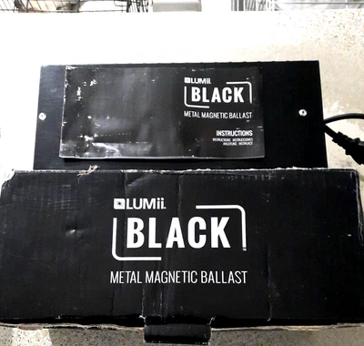 £25 • Buy LUMii BLACK Metal Magnetic Ballast 600w Grow. Light For HPS