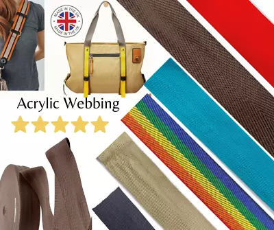 £41.80 • Buy Cotton Blend Binding Apron Herringbone Acrylic Webbing Tape Sew Strap 25mm /38mm