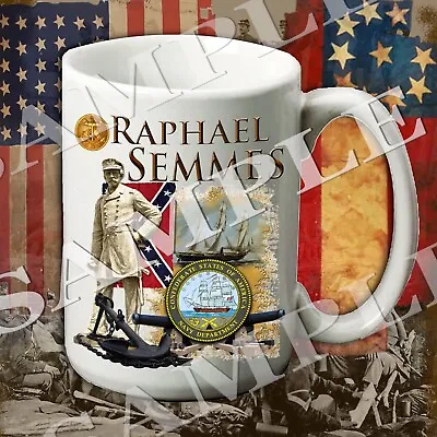 Raphael Semmes Confederate Naval 15-ounce American Civil War Themed Coffee Mug • $12.50