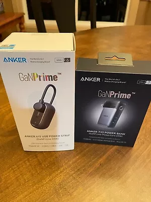 Anker GaNPrime 733 Power Bank And 65W Charging Station 615 C 5-in-1 Power Strip • $99