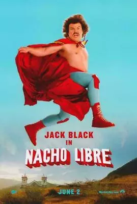 399999 Nacho Libre Movie Jack Black Efren Ramirez WALL PRINT POSTER US • $13.95